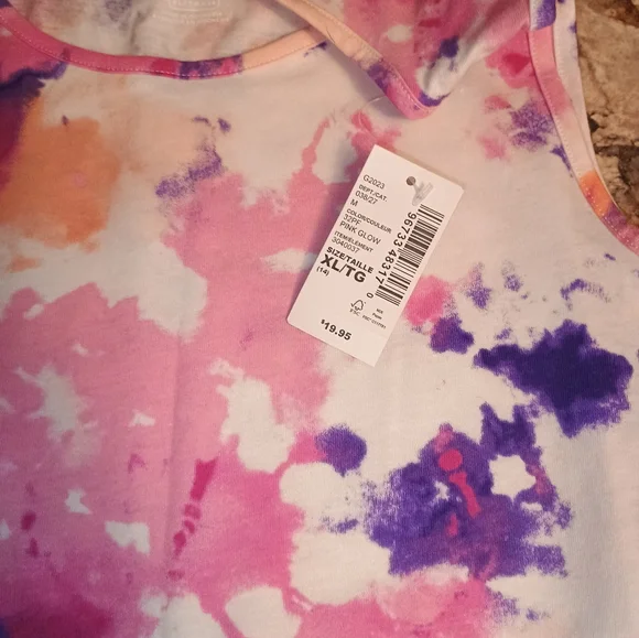 Children place multi colored tanks top style tie-dye dress. Brand new w Tag Xl - Picture 4 of 5